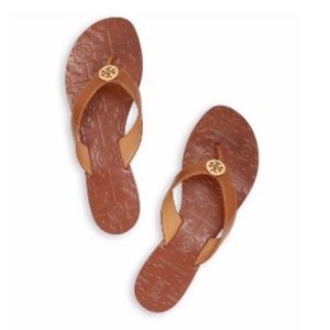 Tory Burch Thora Flat Thong Sandals Sz 8